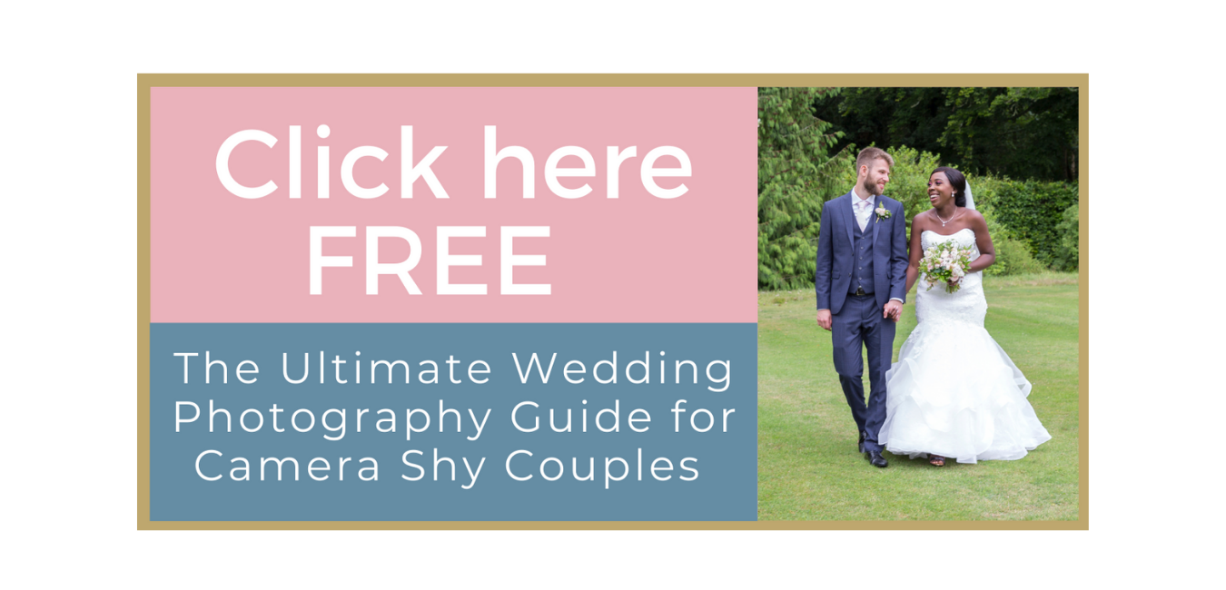 Free Guide - Click here now to download, "The Ultimate Wedding Photography Guide for Camera Shy Couples"