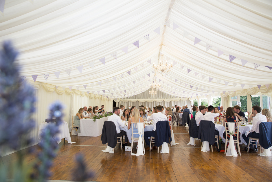 Wedding marquee at Nettlestead Place - Kent wedding venue in Maidstone, Kent.